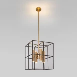 Потолочная люстра на штанге Adamson 70142/8 латунь Eurosvet (220V, куб)