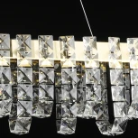 Подвесная люстра хрустальная светодиодная Reluce 02600-0.4-54W LED COP+CH