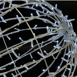 Светодиодная фигура "Световой Шар" диаметр 0,8м белая 220В, IP65 Laitcom LC-13316