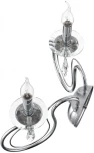 Бра Lumion Laoka 8032/2W металл/хрусталь, хром/прозрачный E14 2*40W 220V (подвески, подсвечник, свеча)