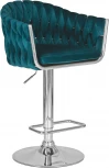 Стул барный DOBRIN MARCEL (морской волны велюр (MJ9-99))