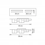 Потолочный светильник Lightstar Favo 750124