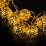 Гирлянда Eurosvet 400-003 золото/теплый белый с эффектом мерцания