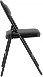 Стул складной Hagen экокожа черный каркас черный УТ000036843