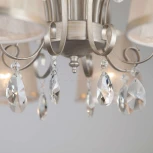 Потолочная люстра Eurosvet Liona 60065/8 серебро (220V)
