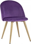 Стул Stool Group Лион велюр с ромбами лиловый УТ000004244