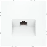Розетка Ethernet RJ-45 (белый матовый) Voltum S70 VLS060102