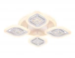 Потолочная люстра Ambrella Acrylica Ice FA280 (регулировка яркости, LED, 220V, пульт управления, управление смартфоном, умный дом - PC.Lamper, цветы)