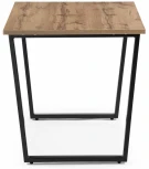 Стол Notta Лота Лофт 140 25 мм черный матовый / дуб вотан 489611