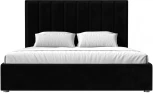 Кровать интерьерная Афродита 200 (Черный/Велюр) Лига Диванов арт.120609
