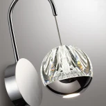 Бра Odeon Light Sono 5100/5WL хром/прозрачный/акрил LED 5W 4000K (220V, шар)