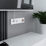 Розетка ТВ+Ethernet RJ-45 6 cat.(белый) Werkel W1181301 (a056109)