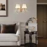 Бра Arte Milano Florentia-2387 302387/2W Wh/Gd (220V)