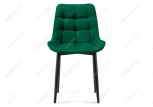 Стул Notta на металлокаркасе Челси К зеленый / черный 502089