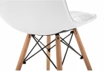 Деревянный стул Woodville Kvadro 1 white / wood 15365