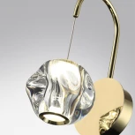 Бра Odeon Light Jemstone 5085/5WL золото/прозрачный/металл/акрил LED 5W 4000K 240Лм (220V, шарики)