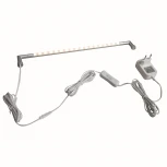 Настенный светильник линейный с вилкой светодиодный с выключателем ULM-F31-5,5W/NW IP20 картон Uniel SILVER (12V)