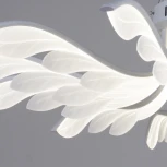 Потолочная люстра светодиодная с пультом и ночным режимом Reluce 14390-0.3-12L white (Умный дом)