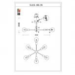 Потолочная люстра ST Luce Ano SL419.402.06 (220V, молекулы)