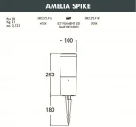 Грунтовый светильник Fumagalli Amelia DR2.572.000.AYF1R (220V, IP55)
