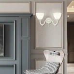 Бра с выключателем Arte Milano AM343837 347837/2W WT+SL (220V)