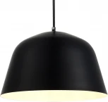 Подвесной светильник Evoluce Blank SLE1805-403-01 Черный/Черный E27 1*40W (220V, на проводе, круглые)