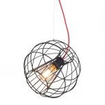 Подвесной светильник Lussole Lgo Nampa LSP-9933 (220V, на тросе, шар, клетка, IP21)