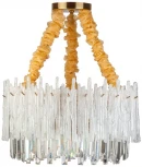Подвесная люстра Glacier L05009.92 (220V, хрусталь, на цепи, круглые)