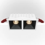 Встраиваемый светильник Alfa LED 3000K 2x10Вт 36° Dim Triac Maytoni Technical DL043-02-10W3K-D-SQ-WB (220V)