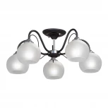 Потолочная люстра на штанге Vitaluce V3948-1/5PL (220V, шарики)