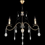 Подвесная люстра Reluce 04752-0.4-03 (220V, подвески, на цепи, подсвечник, свеча)