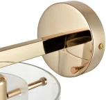 Бра Lumion Verdi 6587/1W золото/прозрачный, металл/стекло E14 1*40W 220V (круглые)