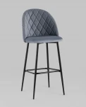 Стул барный Stool Group Марсель велюр серый УТ000025278