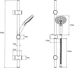 Душевой гарнитур Bien Hermes BD24031513
