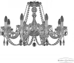 Подвесная люстра Bohemia 101 101/8/240 Ni (220V, подвески, на цепи, подсвечник, свеча)