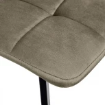 Стул Easy тёмно-коричневый с чёрными ножками Bradex Home Eames FR 0731