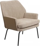 Кресло Stool Group Харви светло-коричневый с коричневой экокожей УТ000037088