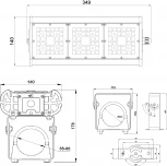 Прожектор уличный Светон Галеон 31-65-Ш-150-ПТ/0/0-4К80-У67 CB-C0313041 31 (LED, 220V, IP67)
