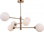 Потолочная люстра на штанге Moderli Molecule V10838-6P (220V, шар)