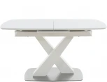 Стол Орлеан MODERNE стекло OPTIWHITE 1400(1800)*850 Белый, Аврора