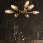 Потолочная люстра на штанге Eurosvet Thalia 60140/9 золото (220V)