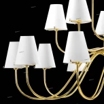 Подвесная большая люстра Lightstar Diafano 758212 (220V, на тросе)