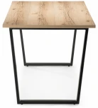 Стол Notta Лота Лофт 140 25 мм дуб делано светлый / черный матовый 489612