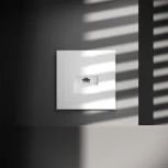 Розетка Ethernet RJ-45 (белый матовый) Voltum S70 VLS060102