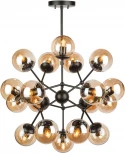Потолочная люстра на штанге AM Group AM258 AM258-18 (220V, шар, молекулы)
