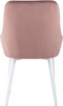 Стул Stool Group Диана велюр пыльно-розовый ножки белые УТ000031293
