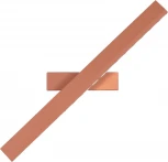 Настенный светодиодный светильник ST Luce SL1018 SL1018.623.01 терракотовый/прозрачный LED 1*11W 4000K (220V)