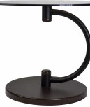 Стол журнальный Дуэт 13Н черный/венге/тонированное от фабрики Mebelik