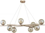 Подвесной светильник Balance 1119/8S E14*40W Gold (220V, на проводе, шарики)