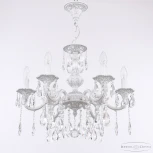 Подвесная люстра Bohemia AL7801 AL78101/6/175 A WMN (220V, хрусталь, свеча)
